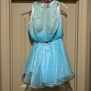 Two Piece Homecoming Dress